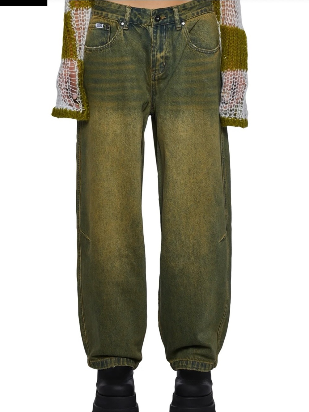 The Ragged Priest Overdye Goliath Khaki Jeans